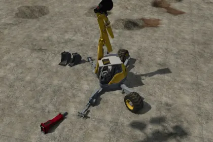 Bagger Menzi Muck M545 für Farming Simulator 25 — 5