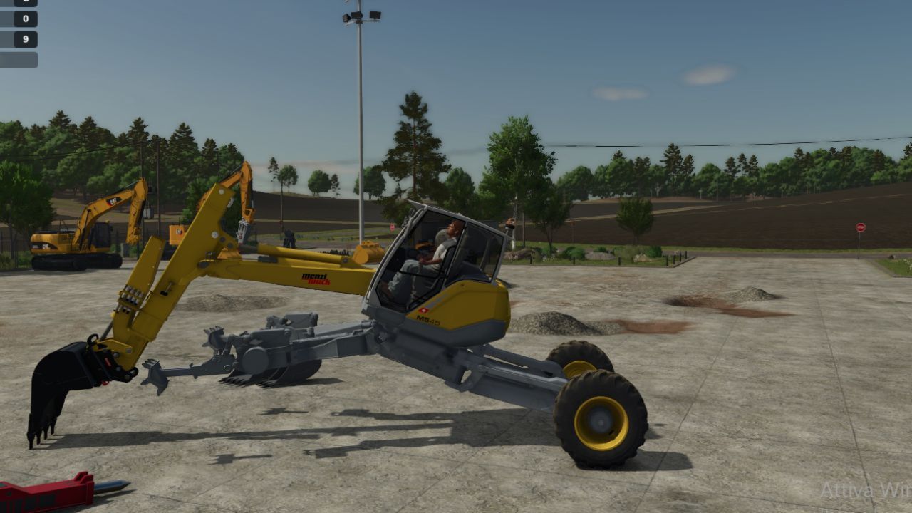 Bagger Menzi Muck M545 für Farming Simulator 25
