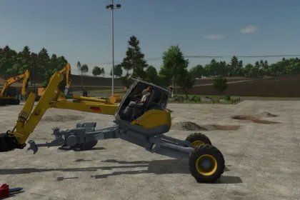 Bagger Menzi Muck M545 für Farming Simulator 25 — 6