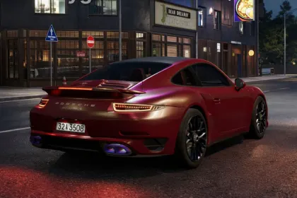 Автомобіль Porsche 911 S Turbo 2014 для Farming Simulator 25 — 2