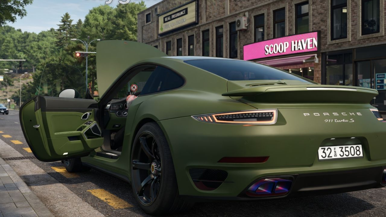 Автомобіль Porsche 911 S Turbo 2014 для Farming Simulator 25