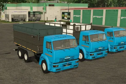 Вантажівка KAMAZ-45143 для Farming Simulator 25 — 1