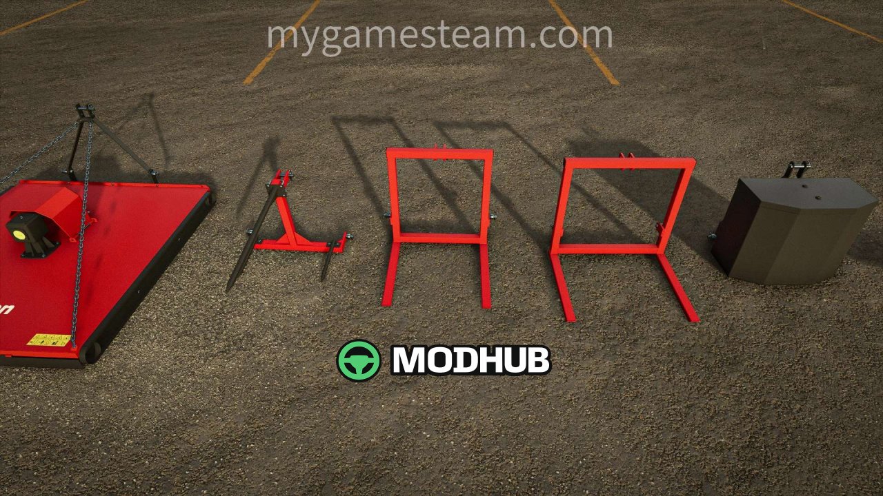 Легендарний пак обладнання Winton Machinery Pack V1.0.0.0 для FS25 — косарки, вила, вилки, борони та причіп