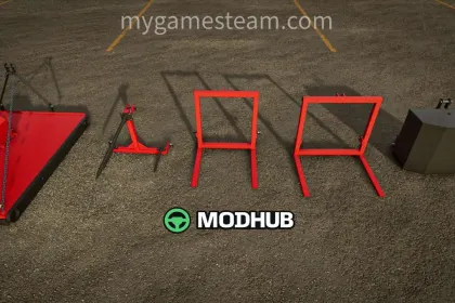 Легендарний пак обладнання Winton Machinery Pack V1.0.0.0 для FS25 — косарки, вила, вилки, борони та причіп — 4