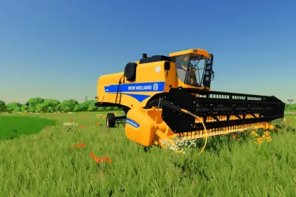 Mähdrescher New Holland TC 5070 für Farming Simulator 22 — 4