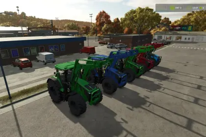 Трактор John Deere 7R з фронтальним навантажувачем для Farming Simulator 25 — 2