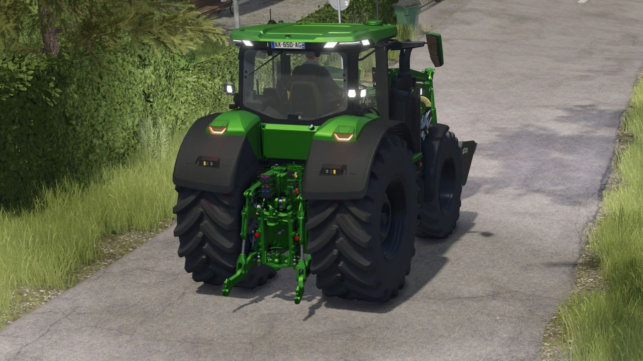 Трактор John Deere 7R з фронтальним навантажувачем для Farming Simulator 25