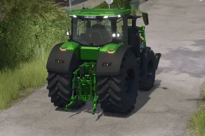 Трактор John Deere 7R з фронтальним навантажувачем для Farming Simulator 25 — 4