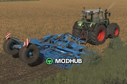 Mod für den neuen Kultivator Lemken Heliodor 9/600 für FS25 – Schneller 6 m