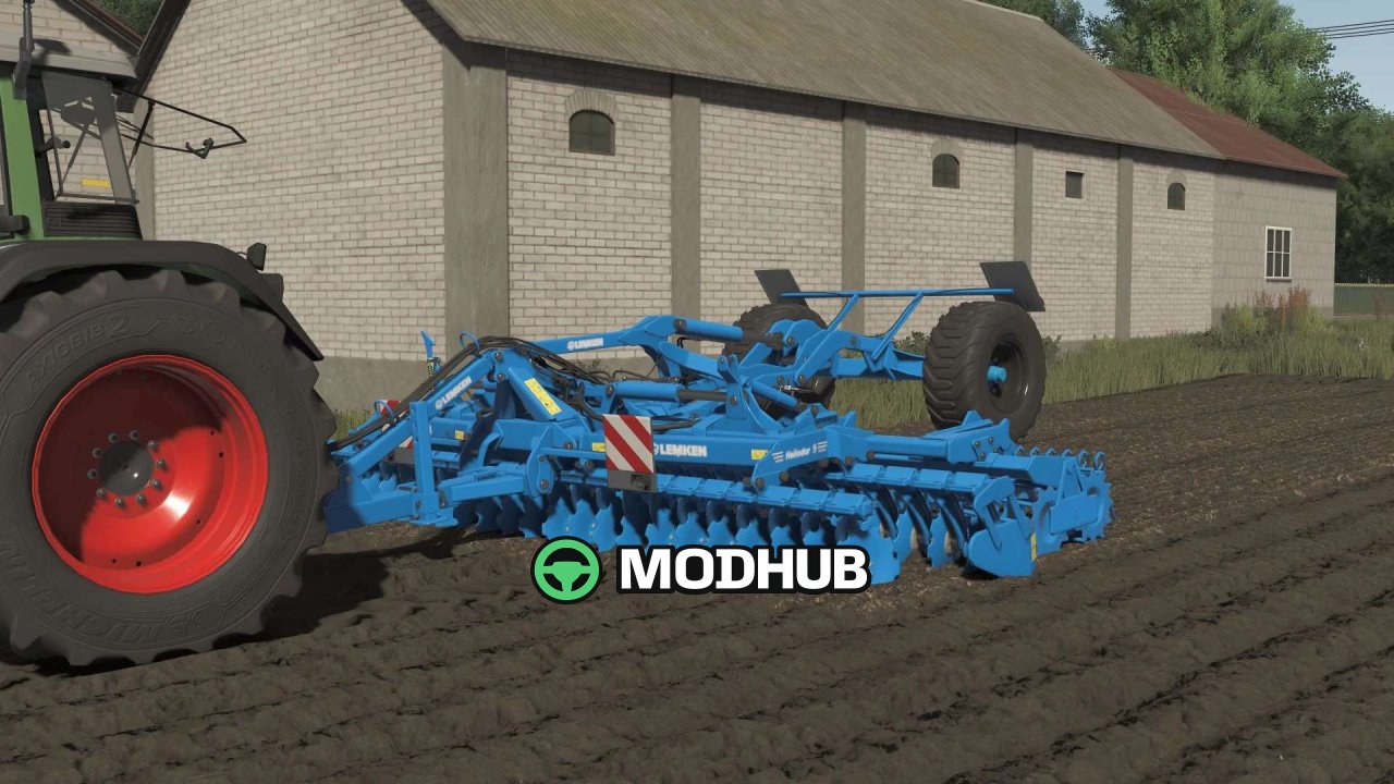 Mod na Nowy Kultywator Lemken Heliodor 9/600 dla FS25 — Szybki 6 m