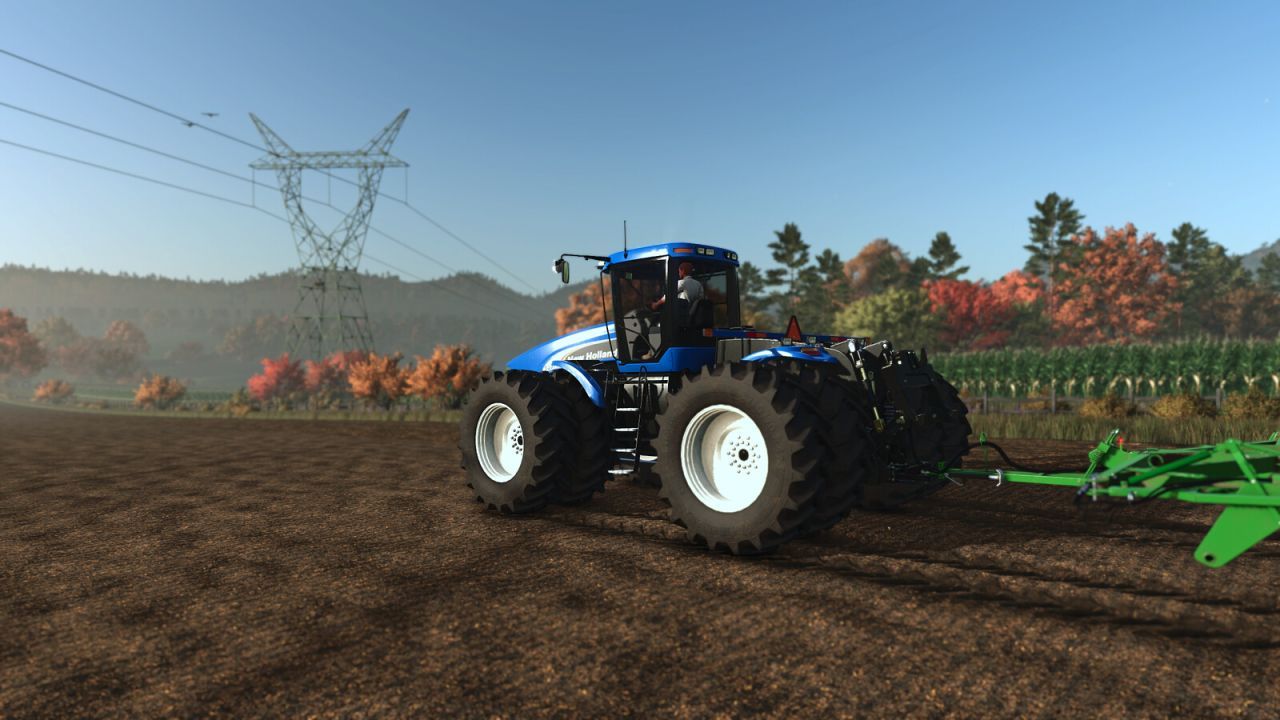 Трактор New Holland TJ/T9000 для Farming Simulator 25