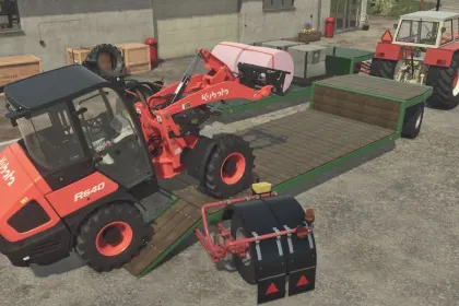 Низькорамний причіп Oldtimer для Farming Simulator 25 — 1