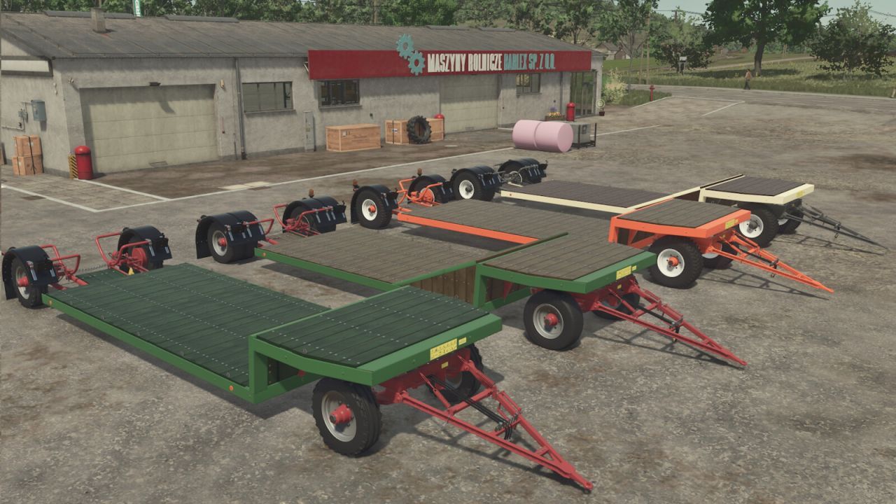 Низькорамний причіп Oldtimer для Farming Simulator 25