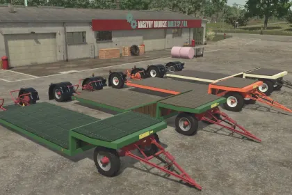 Низькорамний причіп Oldtimer для Farming Simulator 25 — 2