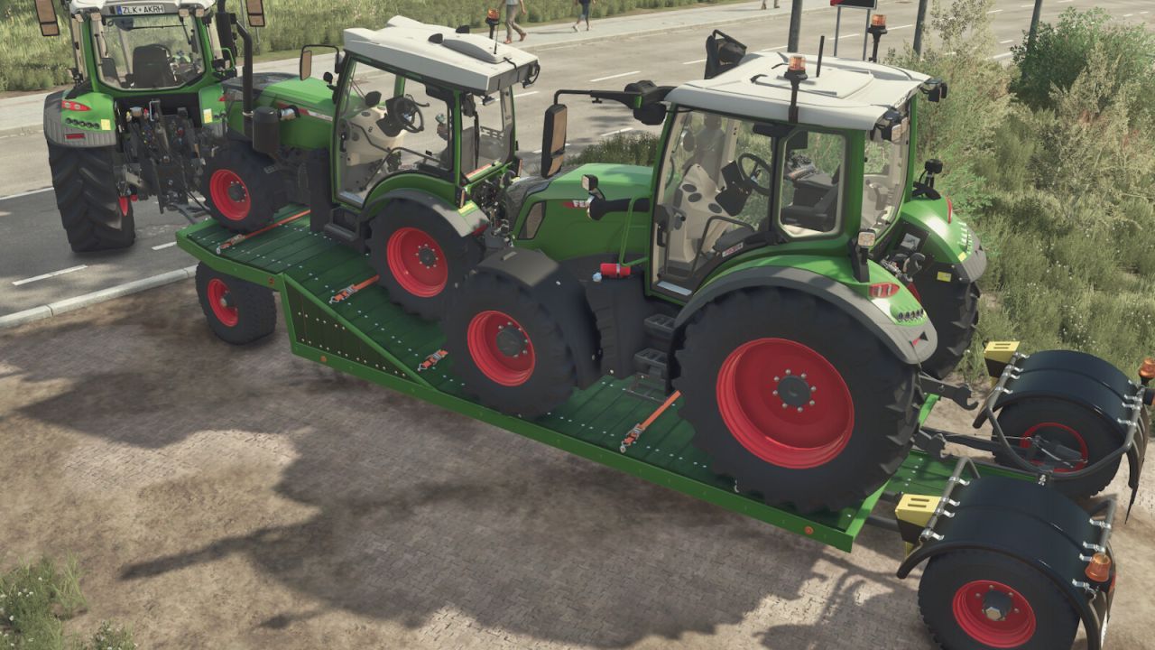 Низькорамний причіп Oldtimer для Farming Simulator 25