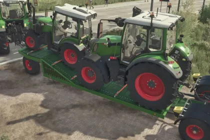 Низькорамний причіп Oldtimer для Farming Simulator 25 — 3