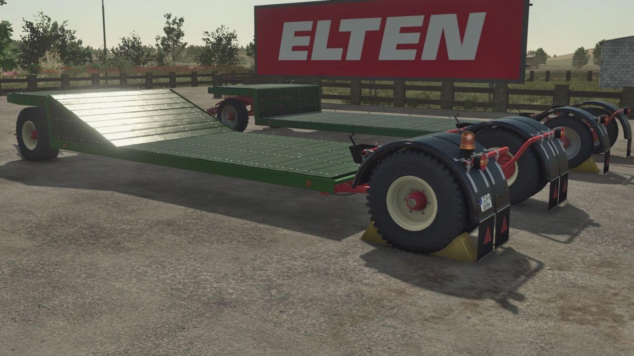 Низькорамний причіп Oldtimer для Farming Simulator 25