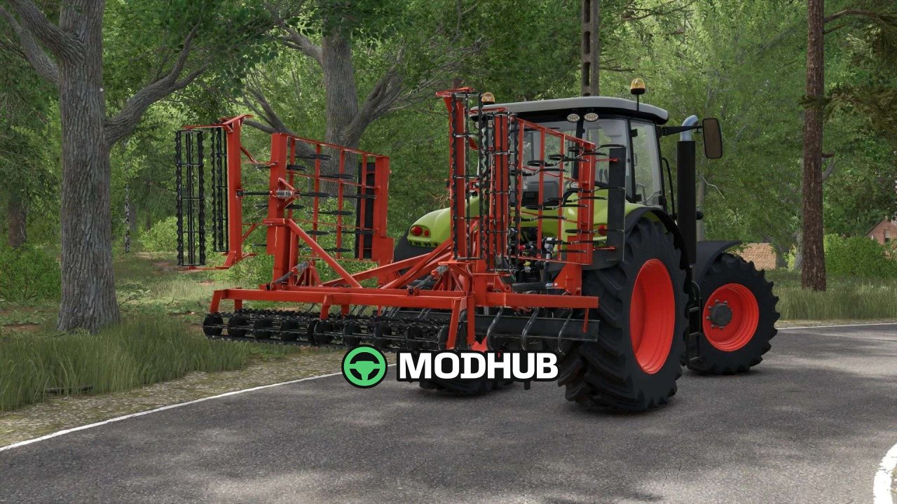Mod for New Cultivator Satex 5m for FS25 — Width 5 m and High Speed