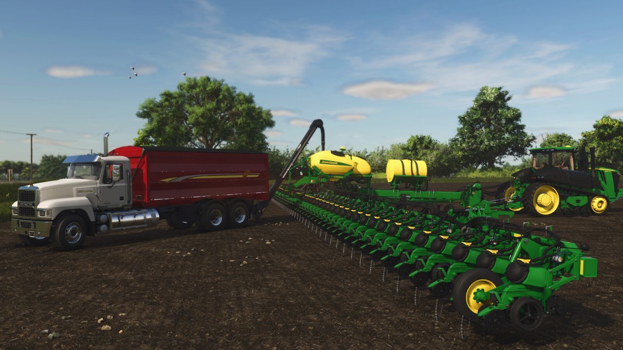 Сівалка John Deere DB120 для Farming Simulator 25