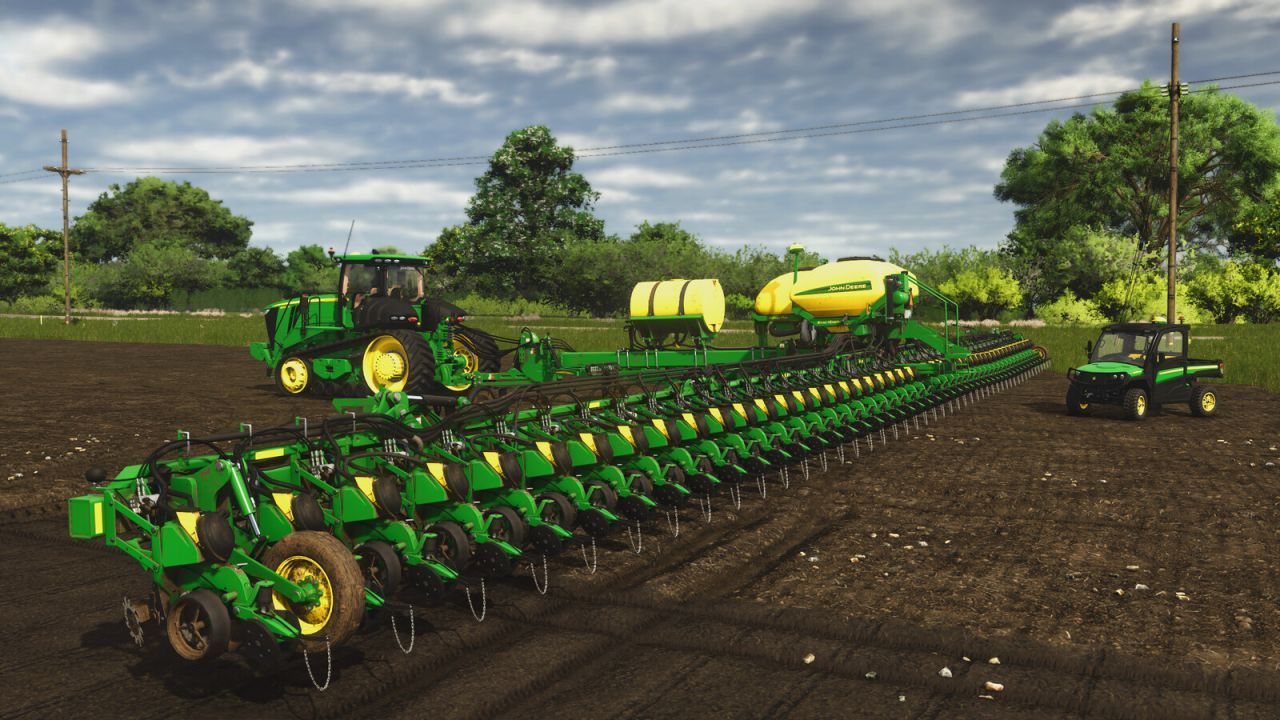Сівалка John Deere DB120 для Farming Simulator 25