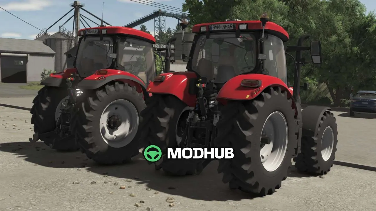 Mod na Potężny traktor Case IH Maxxum (115/125/140) do FS25 — szybki i elastyczny