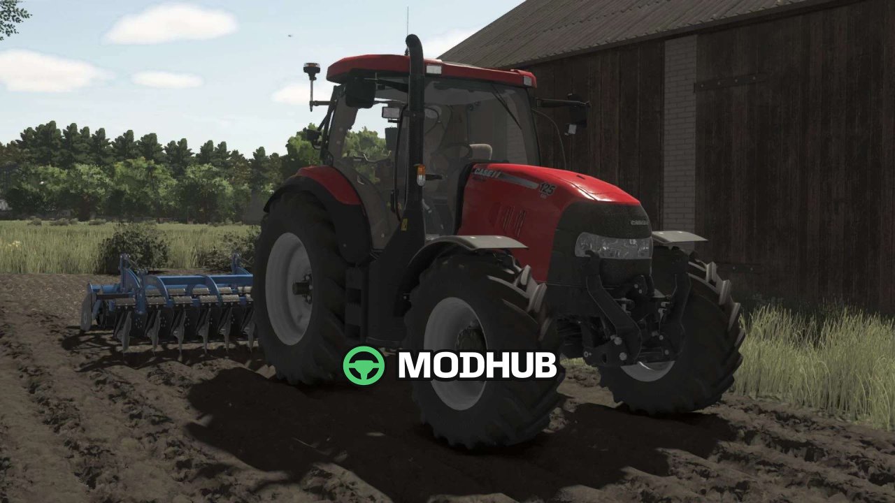 Mod na Potężny traktor Case IH Maxxum (115/125/140) do FS25 — szybki i elastyczny