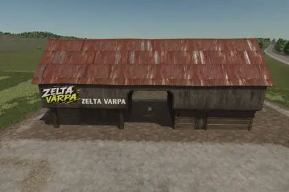 Склад для коренеплодів ZeltaVarpa для Farming Simulator 25