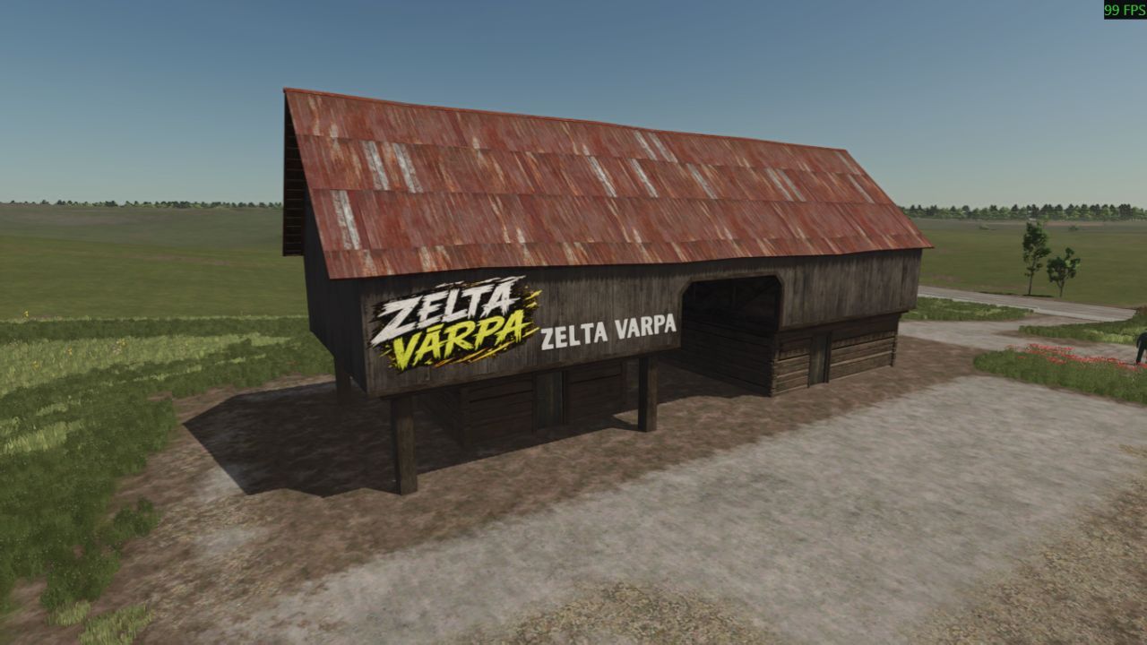 Склад для коренеплодів ZeltaVarpa для Farming Simulator 25