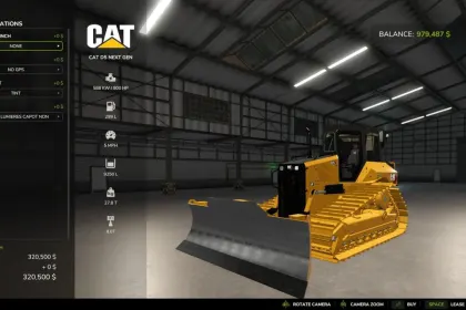 Бульдозер Caterpillar D5 Next Gen для Farming Simulator 25 — 3