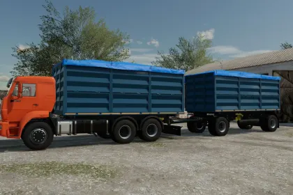 Lkw KamAZ 65115 für Farming Simulator 22 — 3