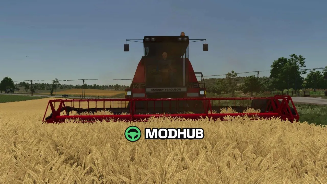 Mod für neuen Mähdrescher Massey Ferguson 27 für FS25 – Leistungsstark und wirtschaftlich