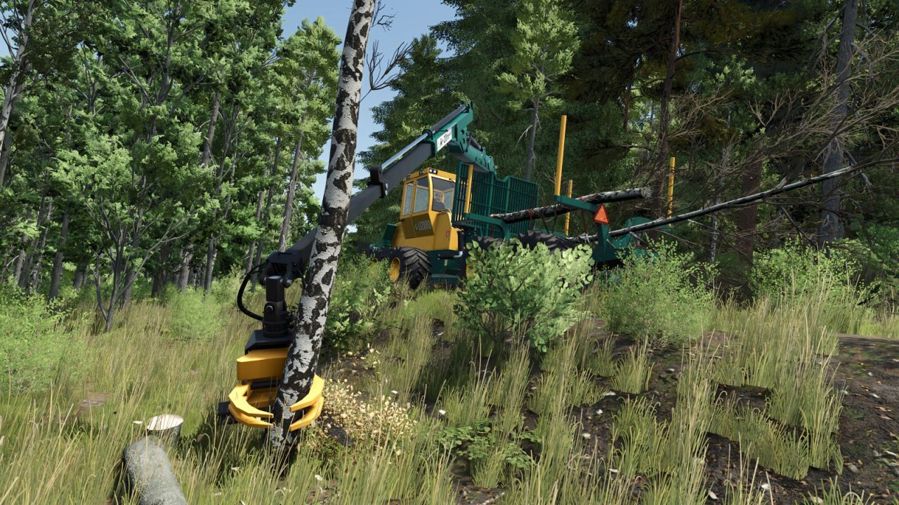 Лісозаготівельний навантажувач Lizard LogFlex Series для Farming Simulator 25