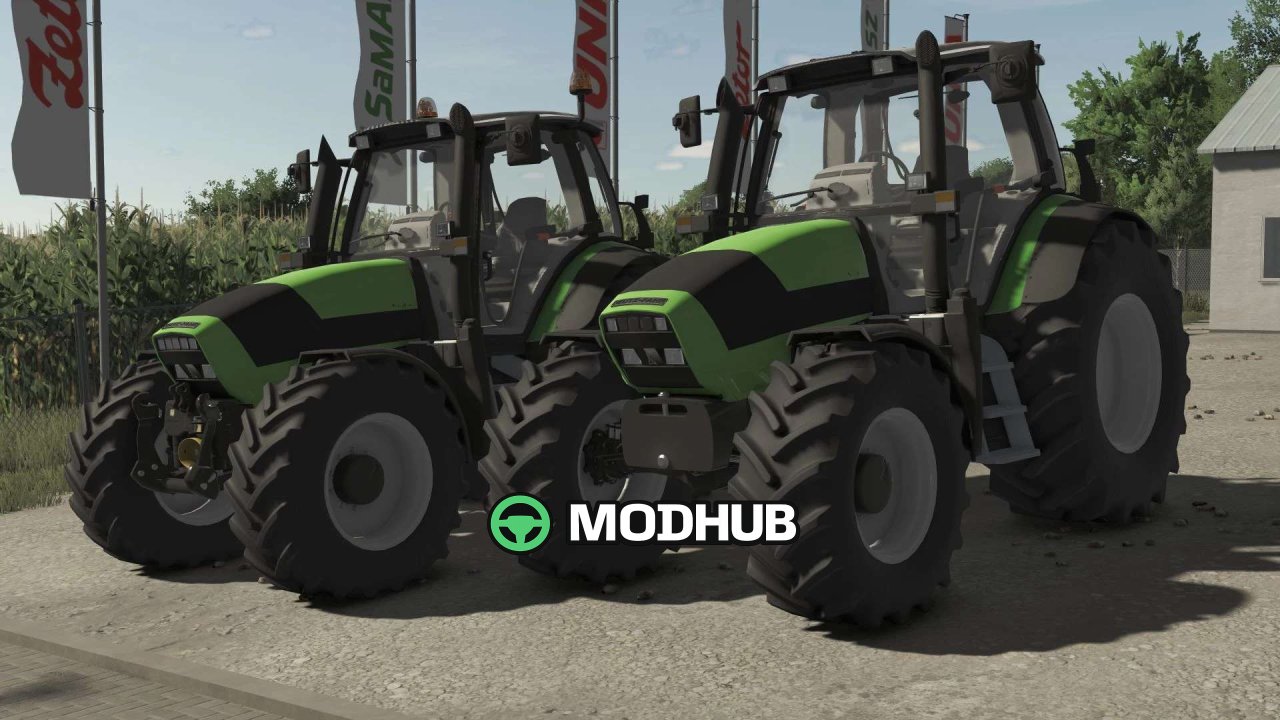 Mod na Potężny Traktor Deutz-Fahr Agrotron M Series (M600–M640) dla FS25