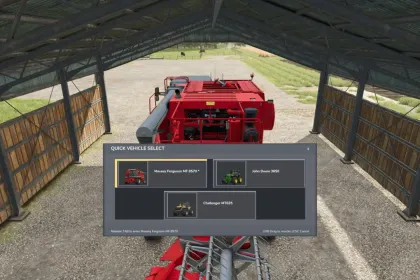 Швидкий вибір транспорту для Farming Simulator 25 — 1