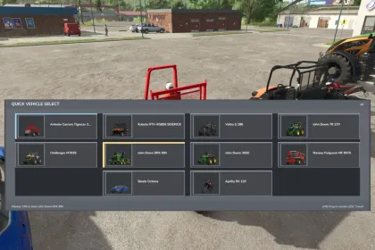 Швидкий вибір транспорту для Farming Simulator 25 — 3