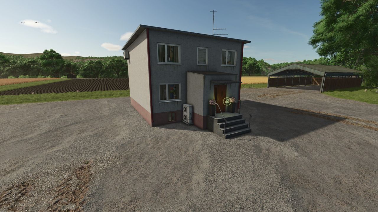 Двоповерховий будинок для Farming Simulator 25