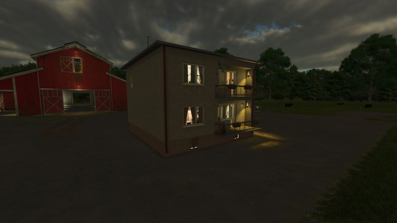 Двоповерховий будинок для Farming Simulator 25