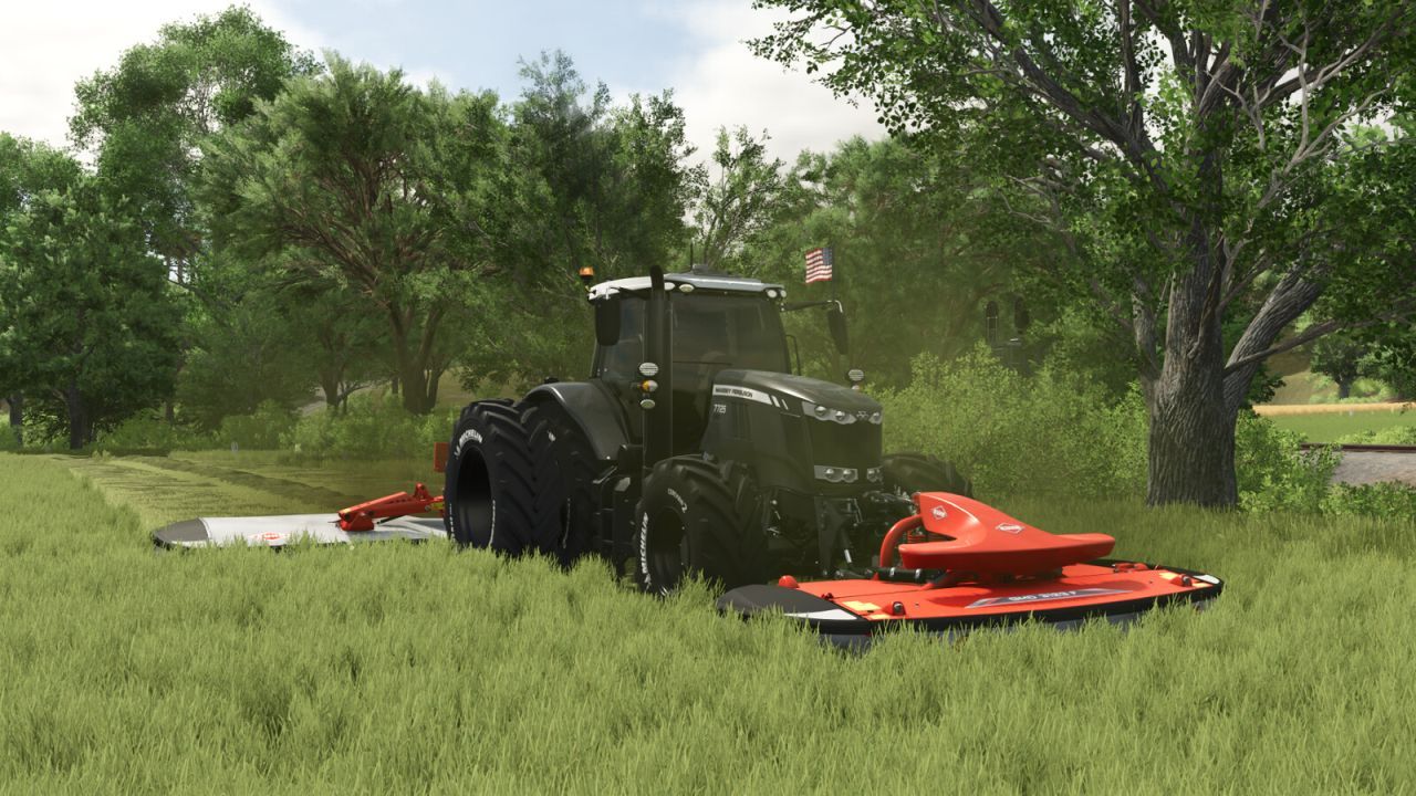Трактор Massey Ferguson 7700 South America Series для Farming Simulator 25