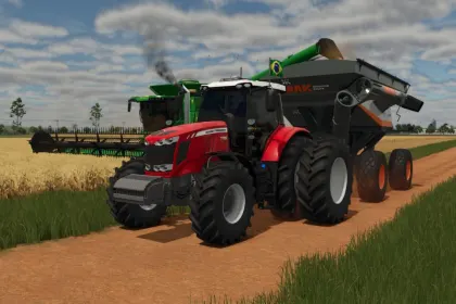 Трактор Massey Ferguson 7700 South America Series для Farming Simulator 25 — 6