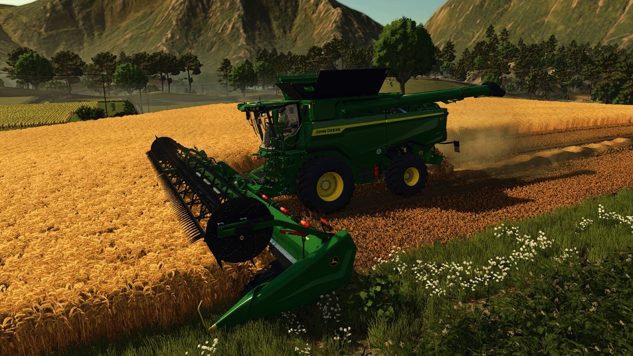 Комбайн John Deere S7 Series для Farming Simulator 25