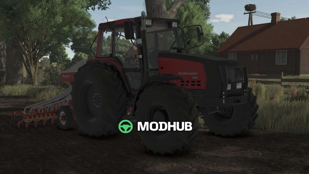Mod na Legendarny Traktor Valmet 6400 do FS25 — 100 KM i 40 km/h