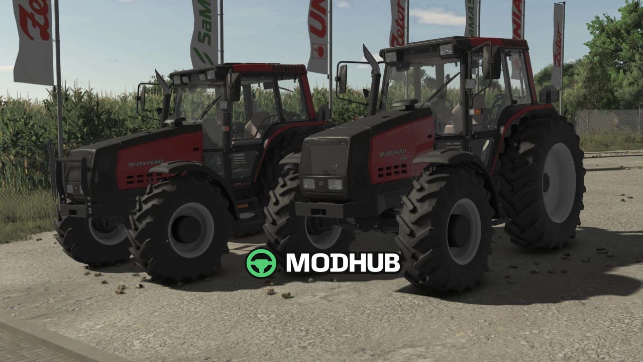 Mod na Legendarny Traktor Valmet 6400 do FS25 — 100 KM i 40 km/h