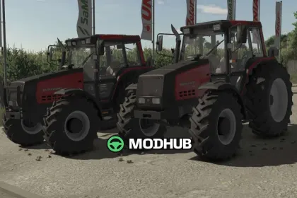 Mod na Legendarny Traktor Valmet 6400 do FS25 — 100 KM i 40 km/h — 3