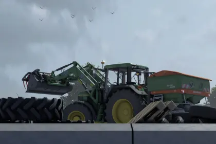 Трактор John Deere 6010 Edit для Farming Simulator 25
