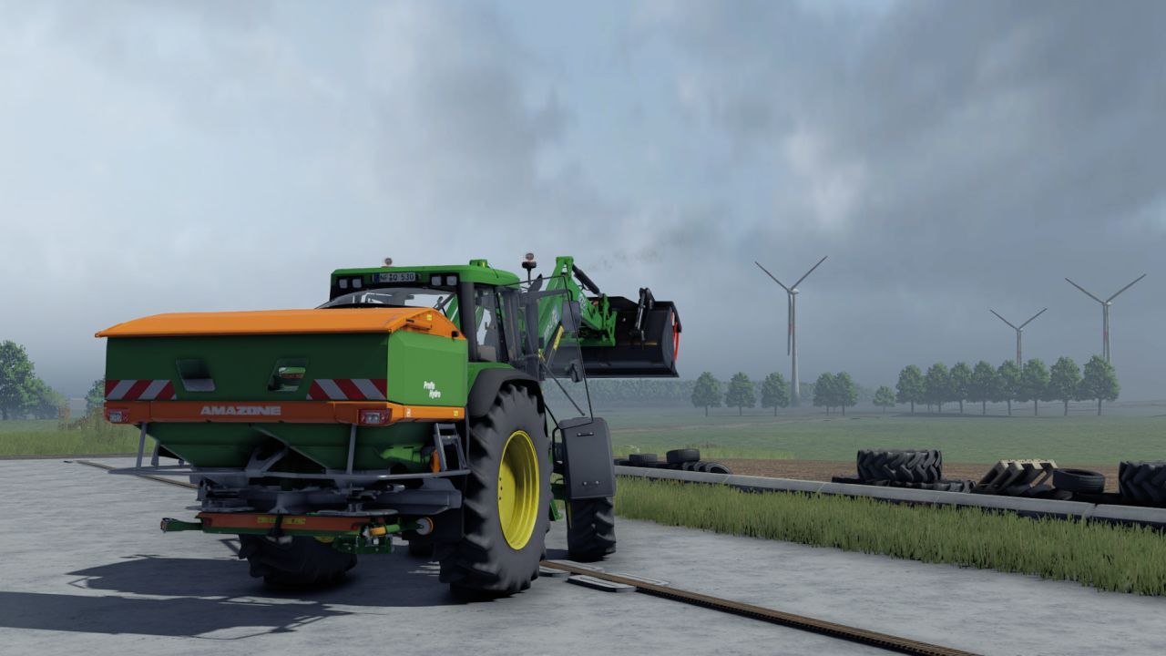 Трактор John Deere 6010 Edit для Farming Simulator 25