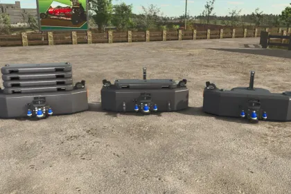 Вага передня Hi-Vis LED-Lights для Farming Simulator 25 — 1