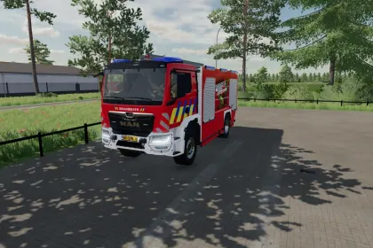 Belgian Fire Truck for Farming Simulator 22