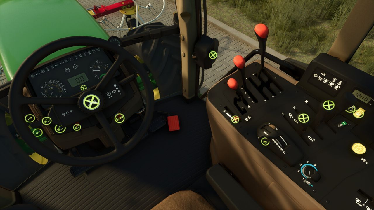 Трактор John Deere 6000 Series для Farming Simulator 25