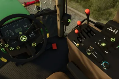 Трактор John Deere 6000 Series для Farming Simulator 25 — 2