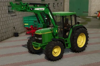 Трактор John Deere 6000 Series для Farming Simulator 25 — 3